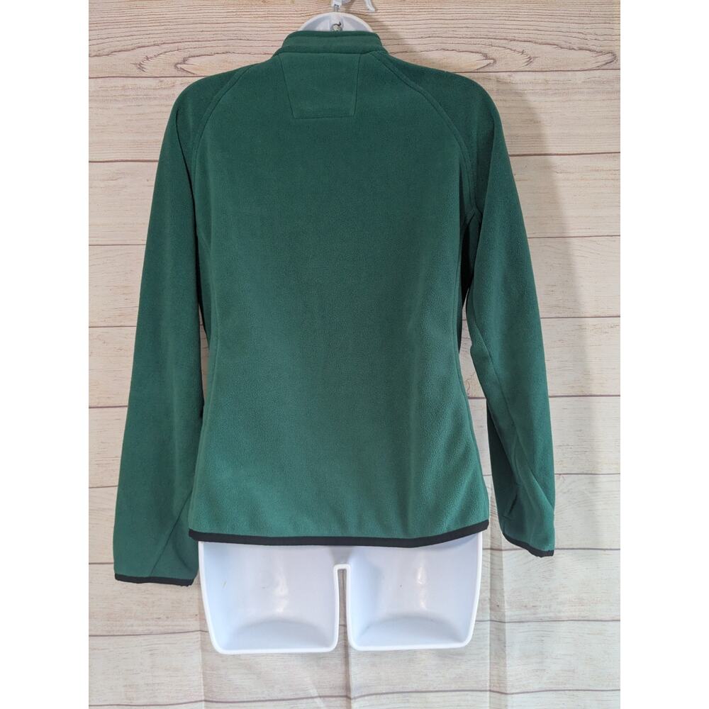 Fighting Irish Fleece Blend Jacket Women XS Kelly Green Full Zip - Picture 2 of 7